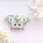 Forest Mother of Pearl Butterfly (Protogoniomorpha parhassus) Enamel Pin