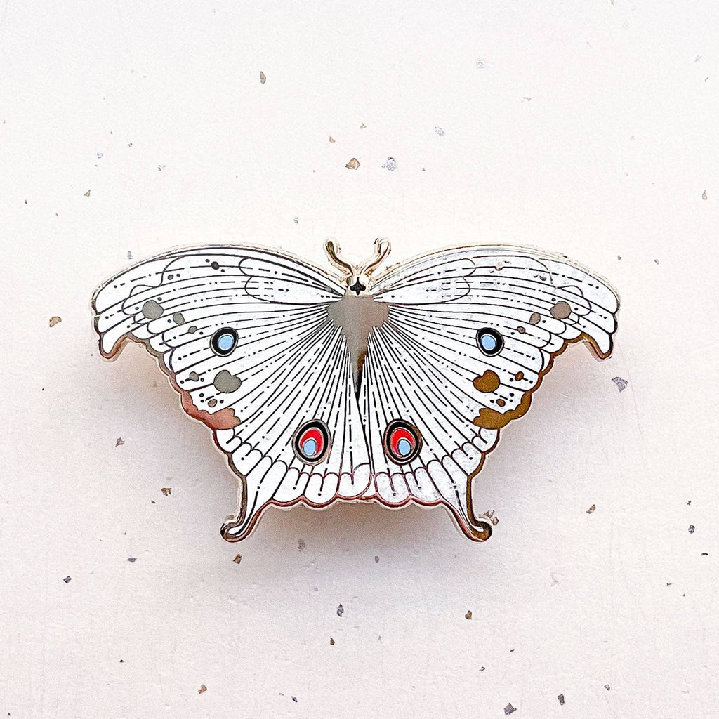 Forest Mother of Pearl Butterfly (Protogoniomorpha parhassus) Enamel Pin