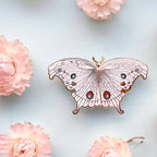 Forest Mother of Pearl Butterfly (Protogoniomorpha parhassus) Enamel Pin